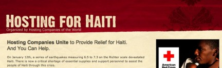 Hosting for Haiti