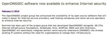 OpenDNSSEC