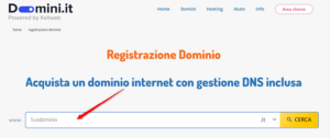 registrazione dominio verifica disponibilità nome